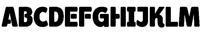 REKUSENtrial Regular Font UPPERCASE