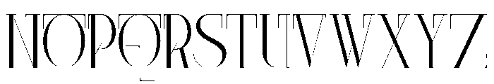 REQUIRED QUARTER DEMO REGULAR Font UPPERCASE