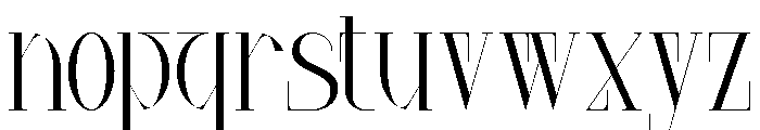 REQUIRED QUARTER DEMO REGULAR Font LOWERCASE