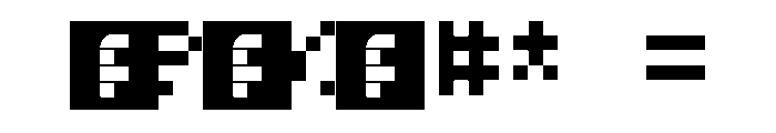 RETRO_SPACE_INV Regular Font OTHER CHARS
