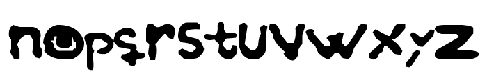 Re-buried Font LOWERCASE