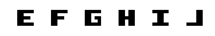 Re do Regular Font UPPERCASE