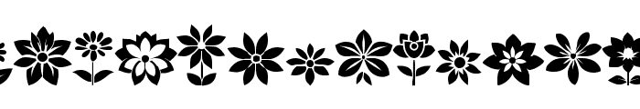 ReFlowers of South St Font UPPERCASE