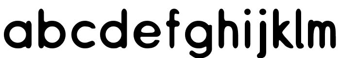 ReSiple Rounded Font LOWERCASE