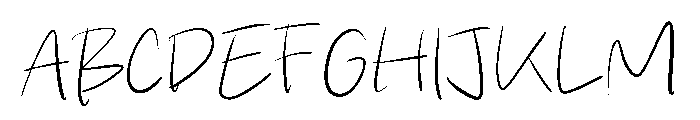 Reading Notes Font UPPERCASE