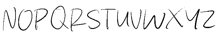 Reading Notes Font UPPERCASE