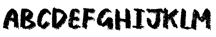Real Chalk Font UPPERCASE