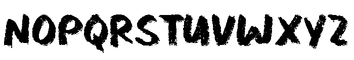 Real Chalk Font UPPERCASE