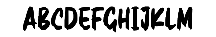 RealBrush Font LOWERCASE