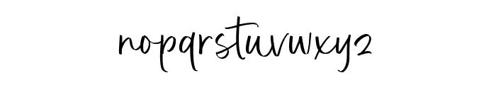 Realistic Feather Font LOWERCASE