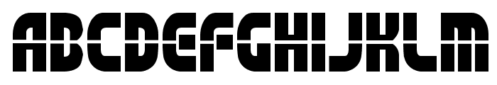 Rebel Command Condensed Font LOWERCASE