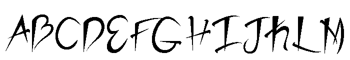 RebelSlasher Font UPPERCASE