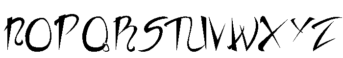 RebelSlasher Font UPPERCASE