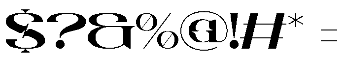 Reca Luno Font OTHER CHARS
