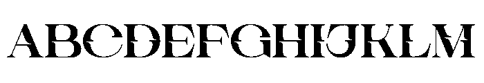 Reca Luno Font UPPERCASE