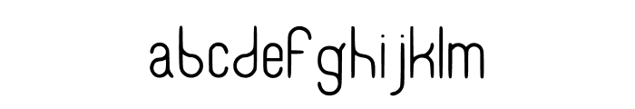RecinosScript Light Regular Font LOWERCASE