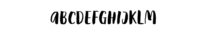 Reckless Brush Font UPPERCASE