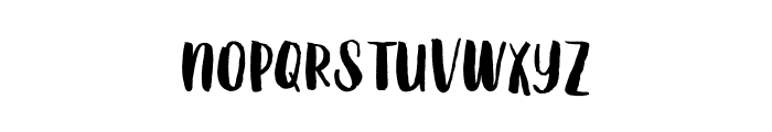 Reckless Brush Font UPPERCASE