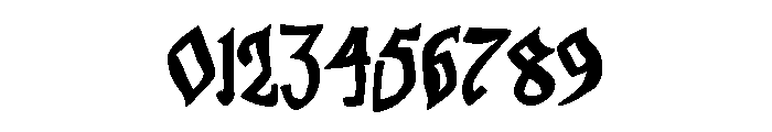 Reconquista Sensual Font OTHER CHARS