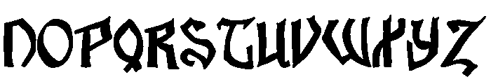 Reconquista Sensual Font UPPERCASE