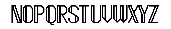 Record Blink Font UPPERCASE