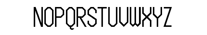 Record Blink Font LOWERCASE