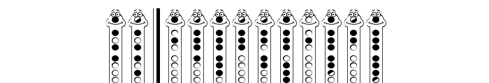 Recorder Face Font UPPERCASE