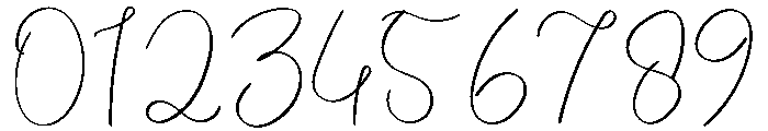Recording Font OTHER CHARS
