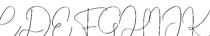 Recording Font UPPERCASE