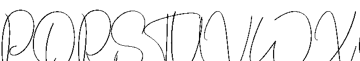 Recording Font UPPERCASE