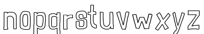 RectoOutline Font LOWERCASE