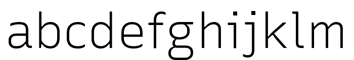 Recursive Sans Linear Light Font LOWERCASE