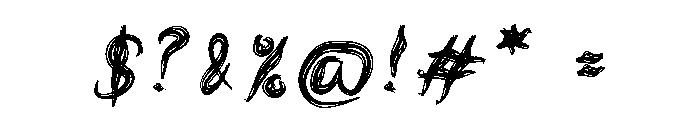 Red Devil Font OTHER CHARS