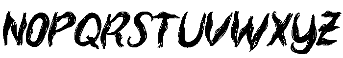 Red Devil Font UPPERCASE