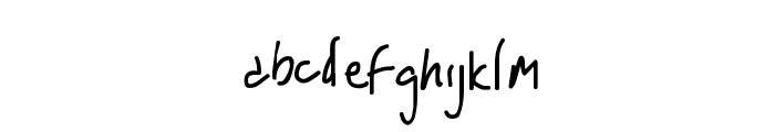 Red Dragon : Francis Dolarhyde Font LOWERCASE