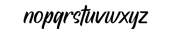 Red Seats Font LOWERCASE