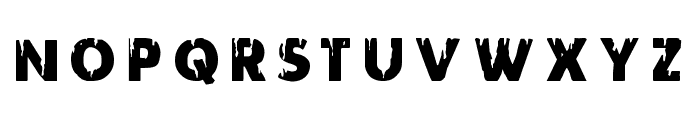 Red Undead Title Font LOWERCASE