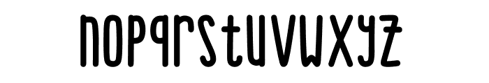 RedHead Snake Font LOWERCASE
