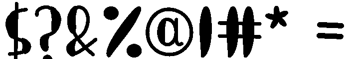 RedMango Font OTHER CHARS