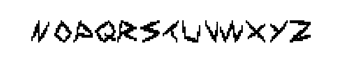 Redden Regular Font UPPERCASE