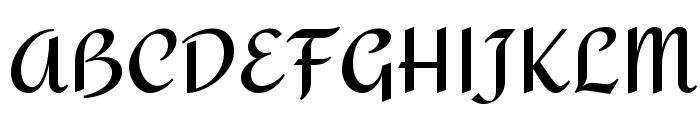 Redressed Font UPPERCASE