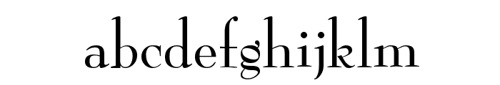 Reed Regular Font LOWERCASE