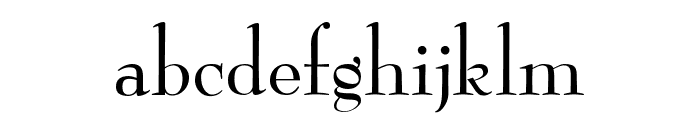 ReedFont Font LOWERCASE