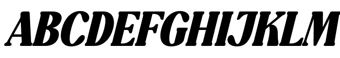 Refales Blighan DEMO VERSION Italic Font UPPERCASE