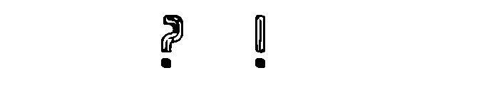 Refrigerator Chrome Font OTHER CHARS