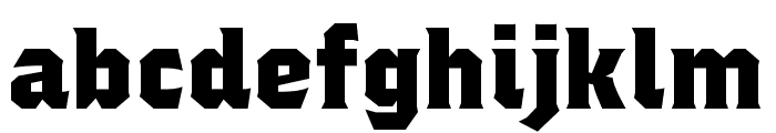 Regalia Free Regular Font LOWERCASE