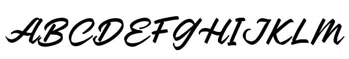 ReganDEMO-Regular Font UPPERCASE