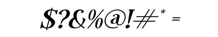 Regflina DEMO VERSION Italic Font OTHER CHARS