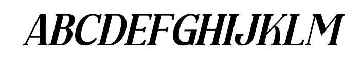 Regflina DEMO VERSION Italic Font UPPERCASE