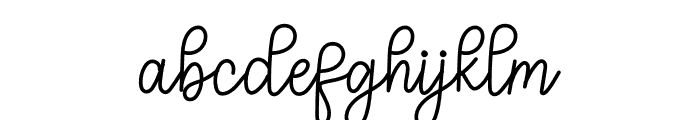 Reggitta Signature Font LOWERCASE